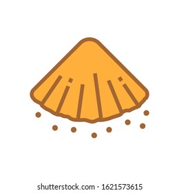 pile of soil vector icon design.