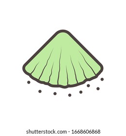 pile of soil vector icon design.