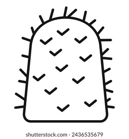 Pile stack icon outline vector. Rural stack organic. Farm dried nature field