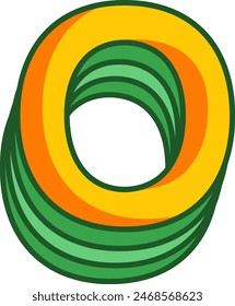 Pile Up Stacked Letter Alphabet Vector Element