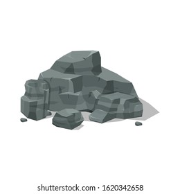 pile of stones, game art.