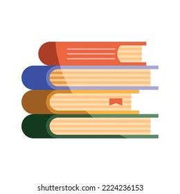 pile text books education icon