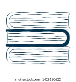 pile text books isolated icon