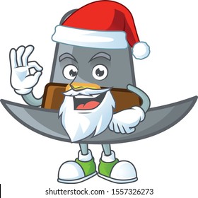 Pilgrim hat with buckle in character santa claus