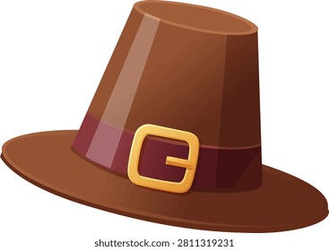 Pilgrim Hat for Thanksgiving and Harvest Design