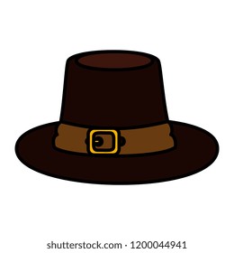 pilgrim hat thanksgiving icon