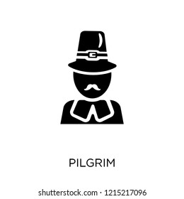 Pilgrim icon. Pilgrim symbol design from United states of america collection. Simple element vector illustration on white background.