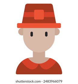 Pilgrim icon for web, app, infographic, etc