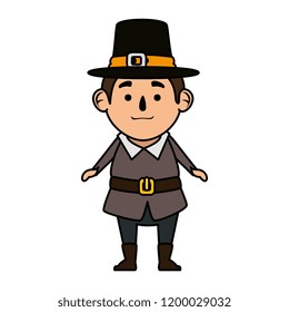 pilgrim man character icon