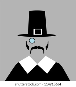 pilgrim with monocle