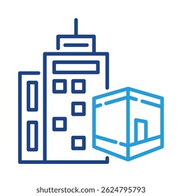 Pilgrimage Hotel Icon Element Para Design