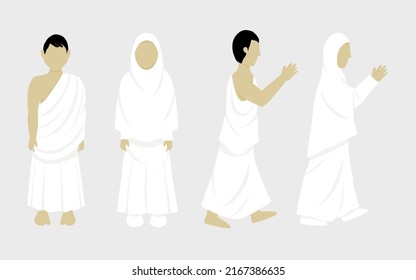 pilgrims character illustration set collection