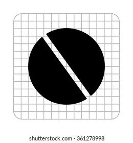 pill  - black vector icon