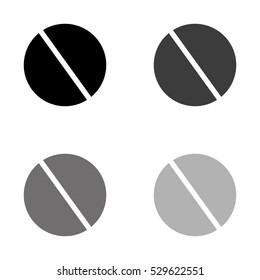 pill  - black vector icon