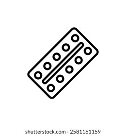 Pill Blister Pack icon Art design illustration
