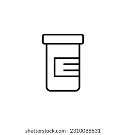 Pill Bottle icon vector design templates isolated on white background