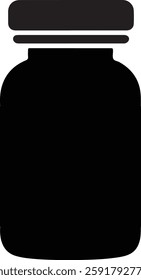 Pill Bottle Icon Vector Look
