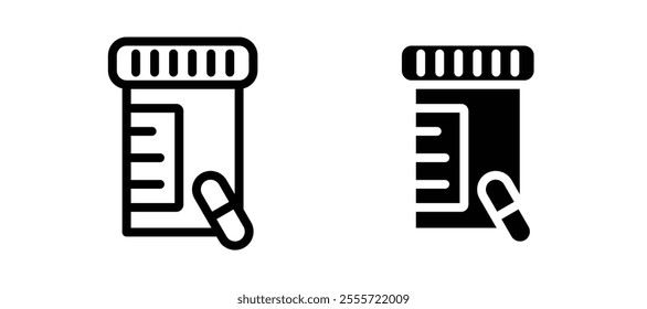 Pill bottle icons for web ui designs