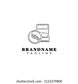 pill bottle logo icon design modern vector illustration