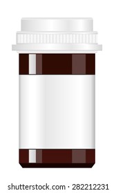 Pill Bottle. Medicine Bottle.