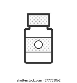 pill bottle for pills icon