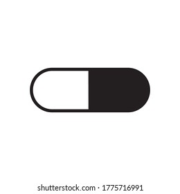 pill capsule icon vector design template