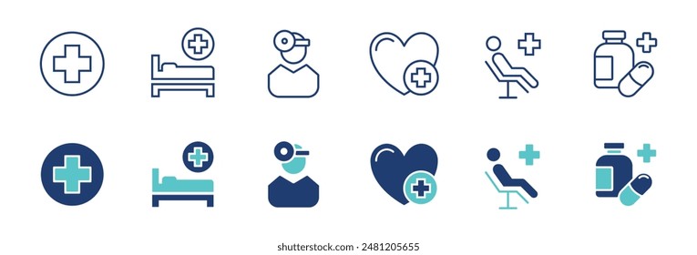 pill and capsule medicine icon vector set medical antibiotic prescription tablet pharmacy drug signs illustration for web and app