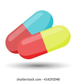 Pill colorful icon