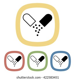 Pill colorful icon