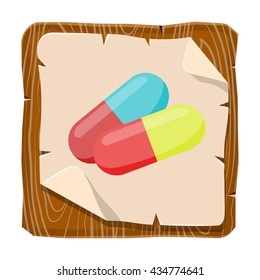Pill colorful icon