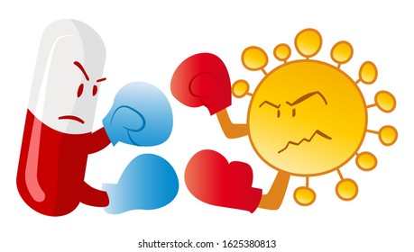 Pill fighting a dangerous virus