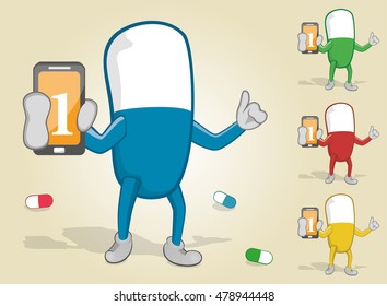 Pill Holding Mobile Phone
