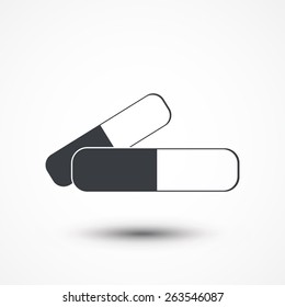 Pill icon.