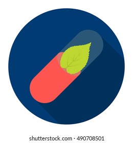 Pill icon cartoon. Single medicine icon from the big medical, healthcare set.