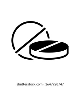 plantilla vectorial de diseño de icono de píldora