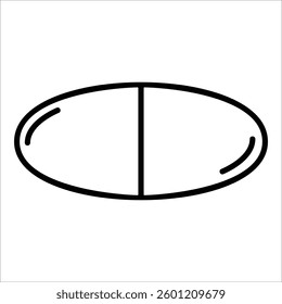 Pill Icon Element For Design