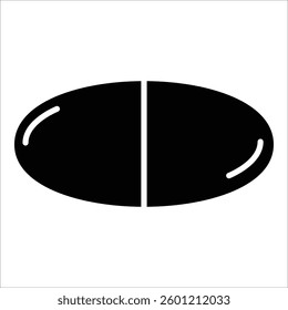 Pill Icon Element For Design