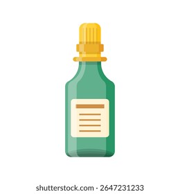 Ícone de preenchimento em estilo plano. Ilustração de vetor de droga em fundo isolado. Medicamento farmácia sinal conceito de negócio.