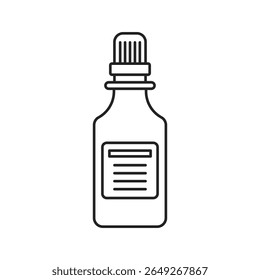 Pill icon in flat style. Drug vector illustration on isolated background. Medicine pharmacy sign business concept.