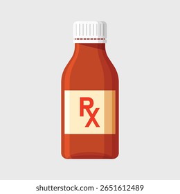 Pill icon in flat style. Drug vector illustration on isolated background. Medicine pharmacy sign business concept.