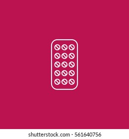 pill icon illustration.