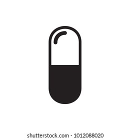 pill icon illustration isolated vector sign symbol