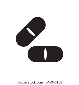 pill icon illustration isolated vector sign symbol
