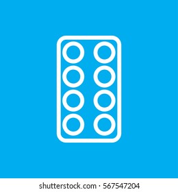 pill icon illustration isolated vector sign symbol