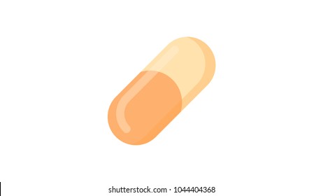 Pill icon isolated vector illustration