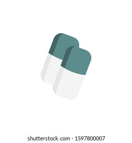 pill icon medicine vector illustration