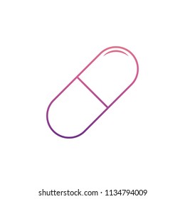 pill icon in Neon style