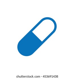 pill icon on white background