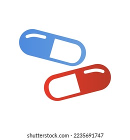 Pilzsymbol, Pharmazie-Konzept, Vektorgrafik