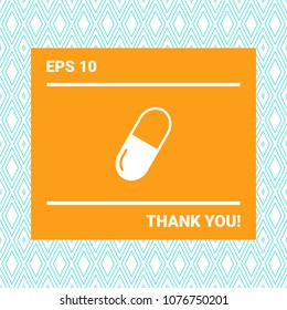 Pill icon symbol